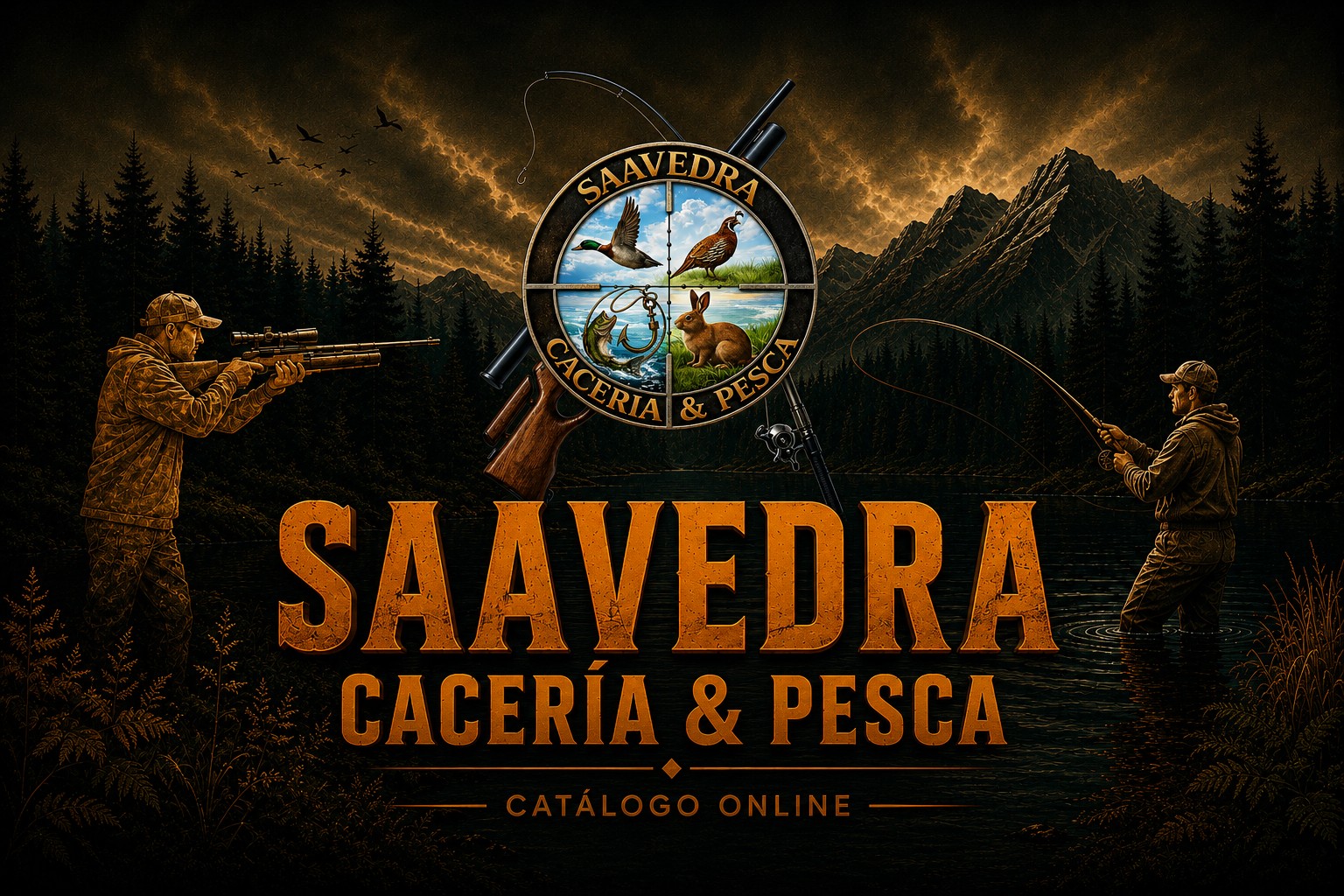 Banner Saavedra Cacería & Pesca