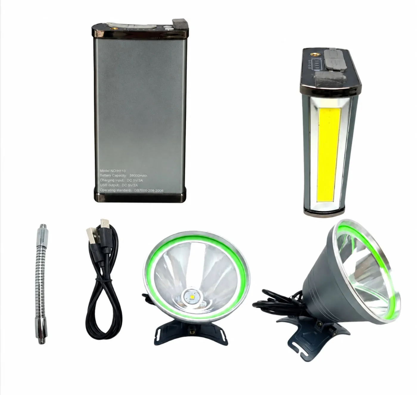 FOCO RECARGABLE H110 1200W – LUZ BLANCA
