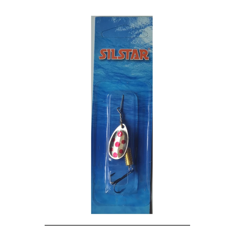 Silstar Spinner N°2 Plata/Rojo 5 g