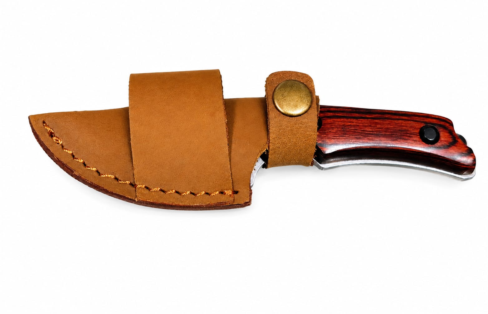 CUCHILLO DE HOJA FIJA – MANGO DE MADERA - imagen 3