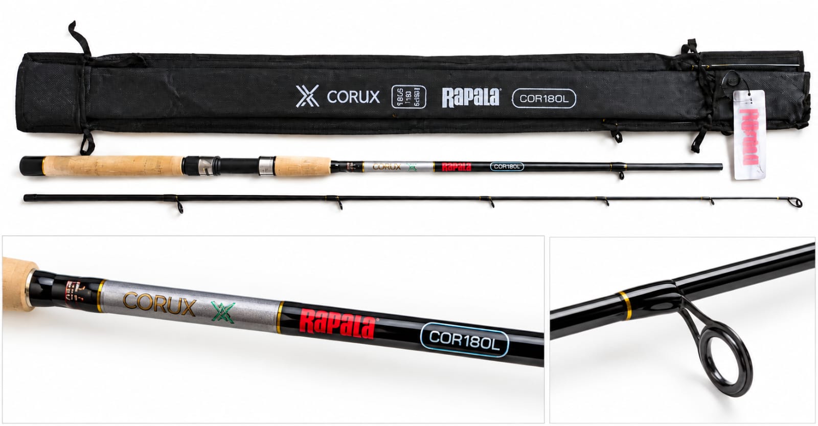 CAÑA RAPALA CORUX SPINNING 1,80 M L